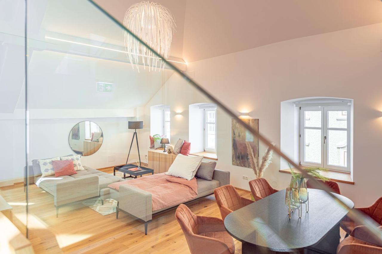 크렘스안더다노 Penthouse Maxfux Direkt In Der Fussgaengerzone 130M2 아파트 외부 사진