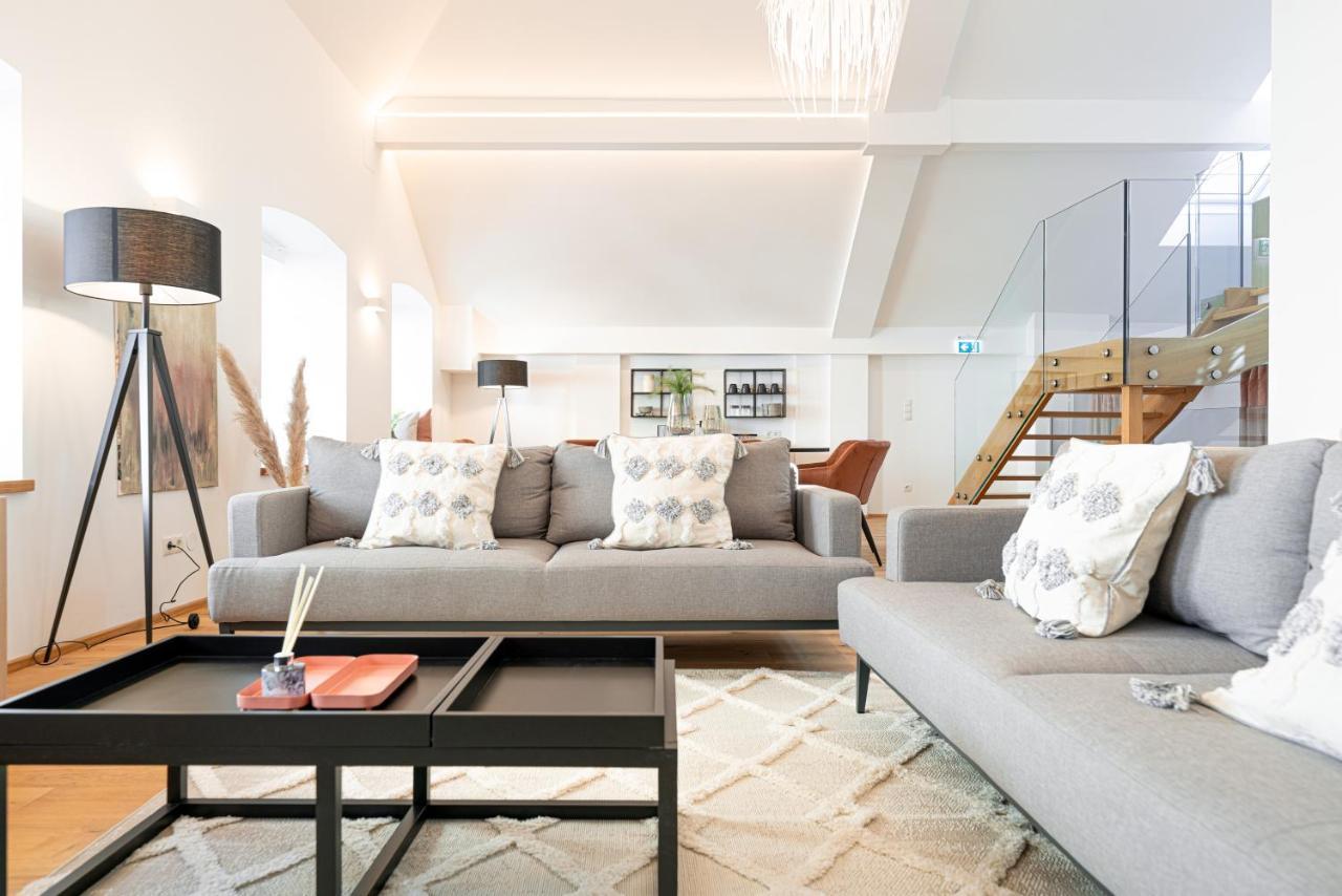 크렘스안더다노 Penthouse Maxfux Direkt In Der Fussgaengerzone 130M2 아파트 외부 사진