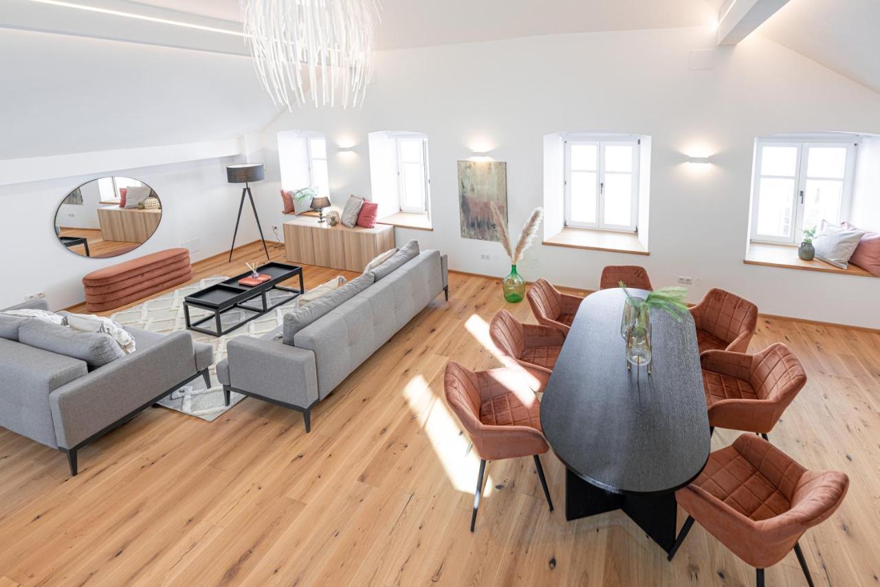 크렘스안더다노 Penthouse Maxfux Direkt In Der Fussgaengerzone 130M2 아파트 외부 사진