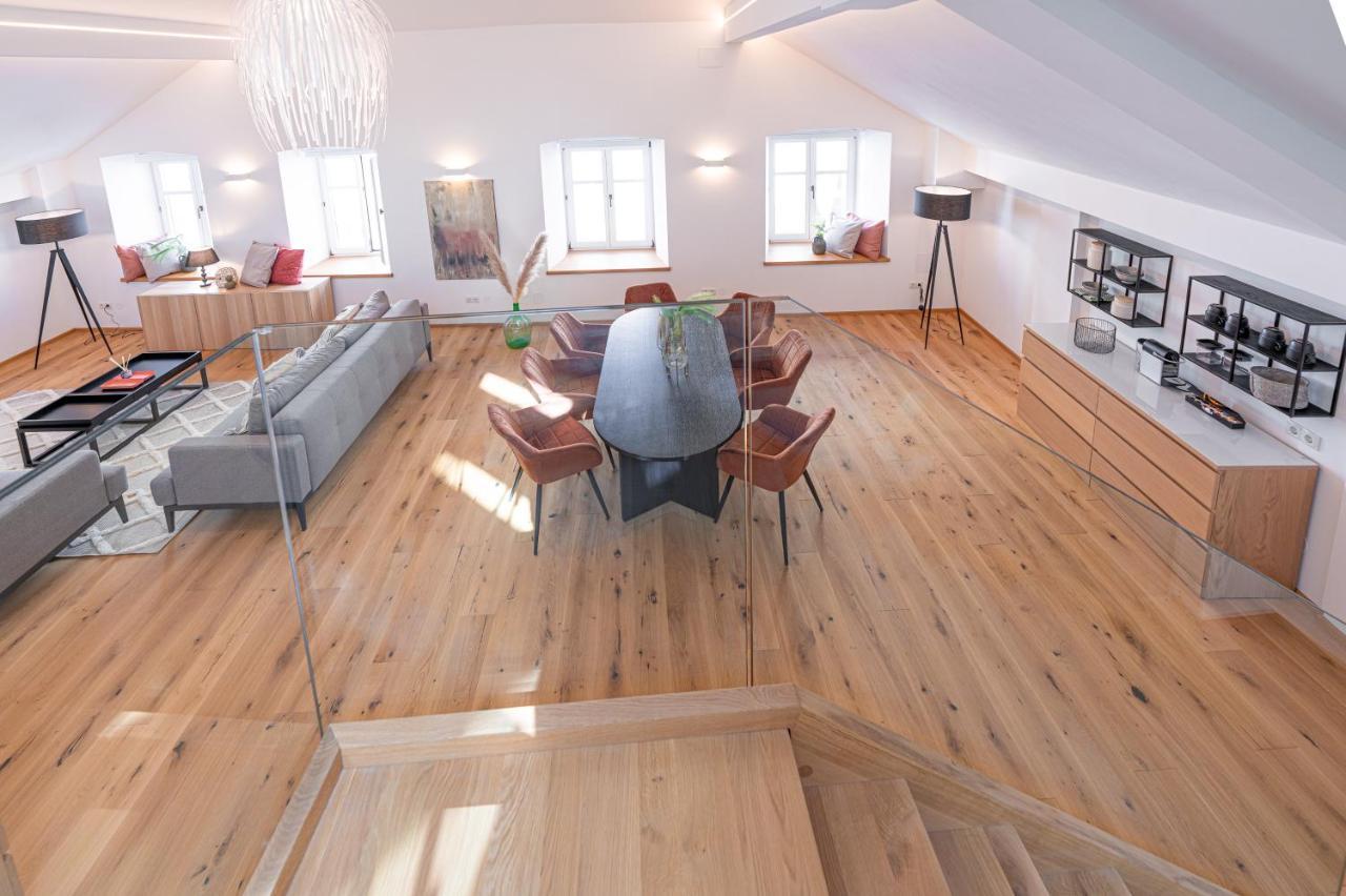 크렘스안더다노 Penthouse Maxfux Direkt In Der Fussgaengerzone 130M2 아파트 외부 사진
